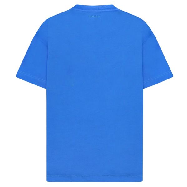 Flâneur Embossed T-shirt Blauw