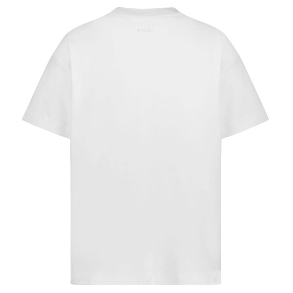 Flâneur Embossed T-shirt Wit