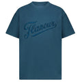 Flâneur Embroidered Logo T-shirt Navy