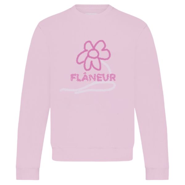 Flâneur Flower Stalk Sweater Roze