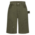flaneur homme carpenter korte broek donker groen