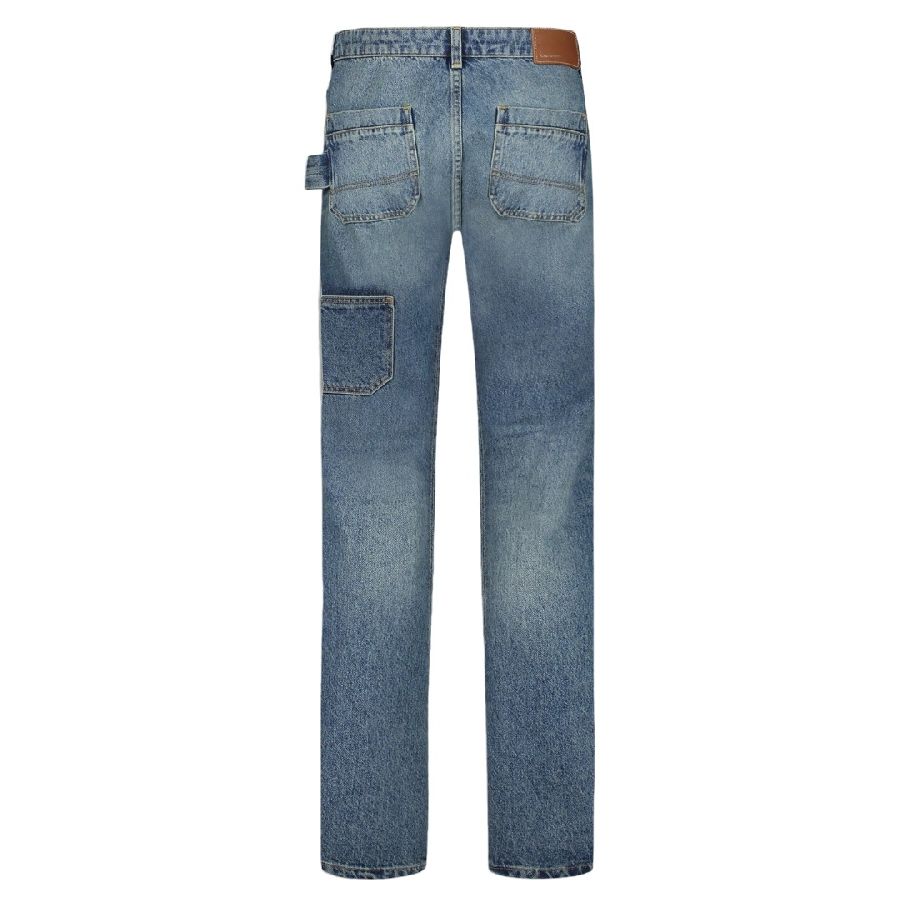 flaneur homme carpenter straight jeans blauw denim