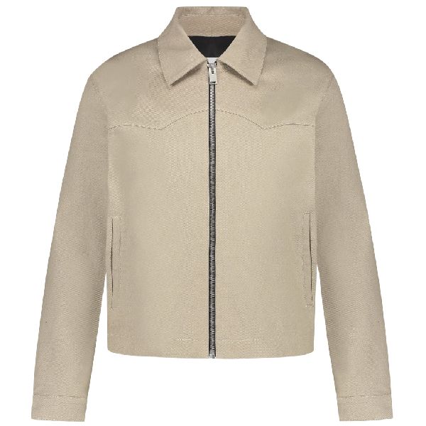 Flâneur Cropped Workwear Jacket Beige