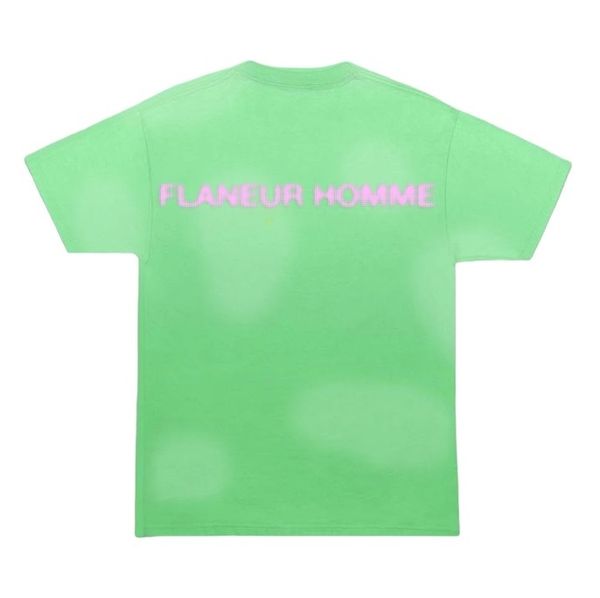flaneur homme dotted t-shirt groen