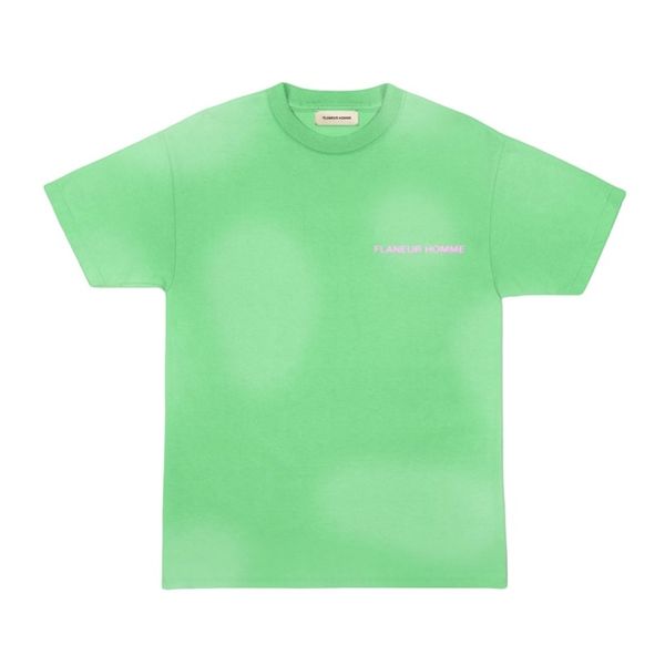 flaneur homme dotted t-shirt groen