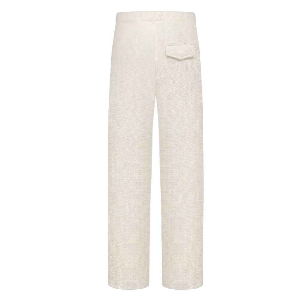 flaneur homme double breasted blazer beige