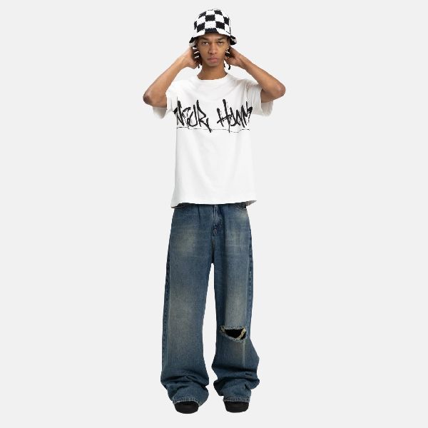 flaneur homme graffiti all over t-shirt wit