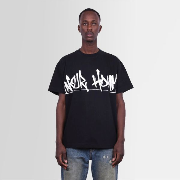 flaneur homme graffiti t-shirt zwart