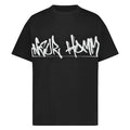 flaneur homme graffiti t-shirt zwart