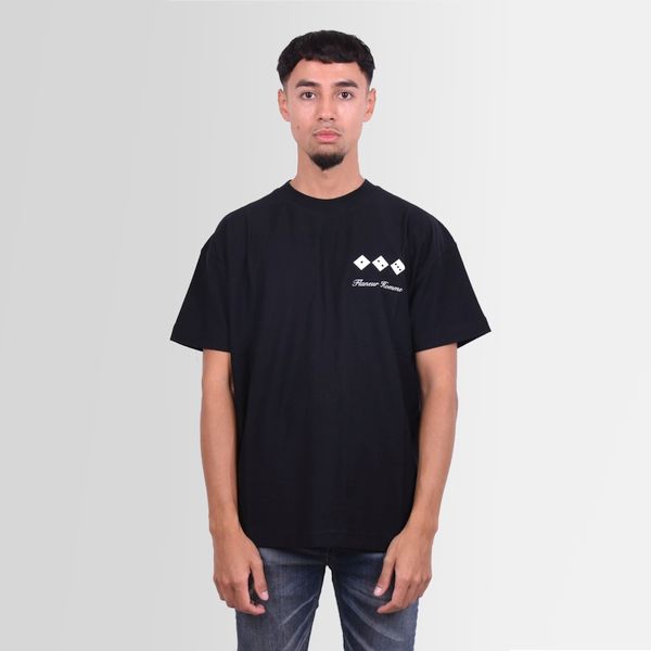 flaneur homme interbellum t-shirt zwart