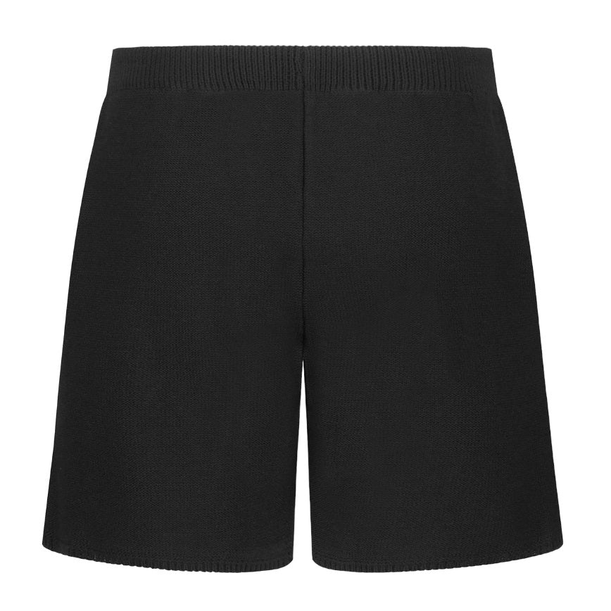 flaneur homme knitted korte broek zwart