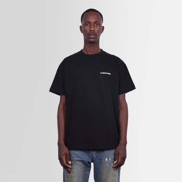 flaneur homme peace t-shirt zwart