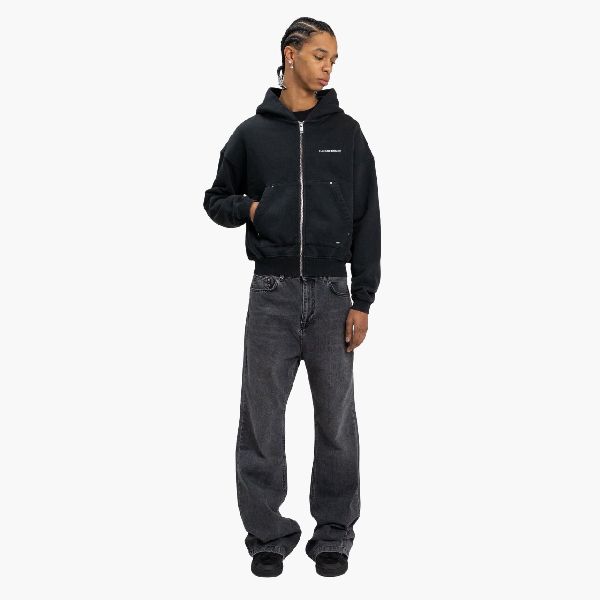 flaneur homme rivettes vest zwart