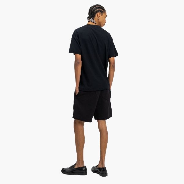 flaneur homme signature korte broek zwart