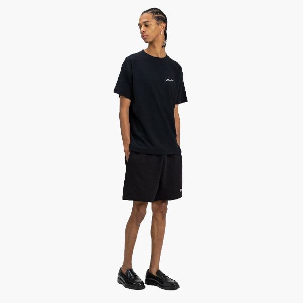 flaneur homme signature korte broek zwart