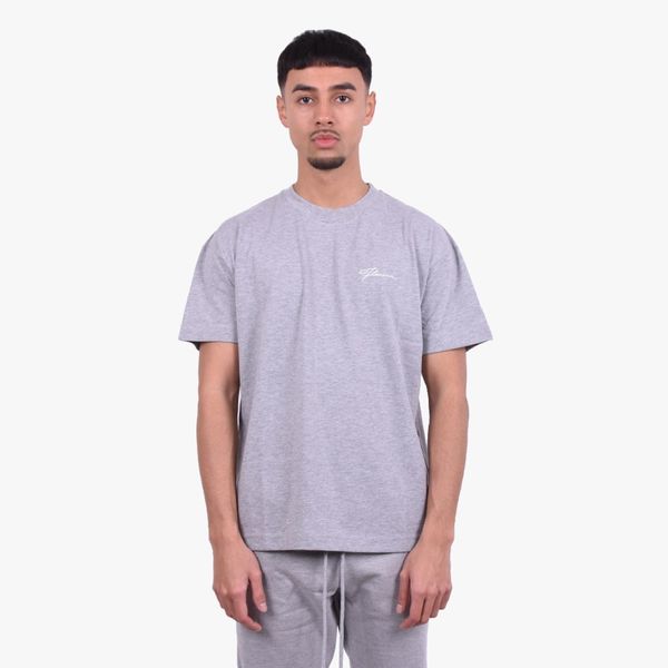 flaneur homme signature t-shirt grijs