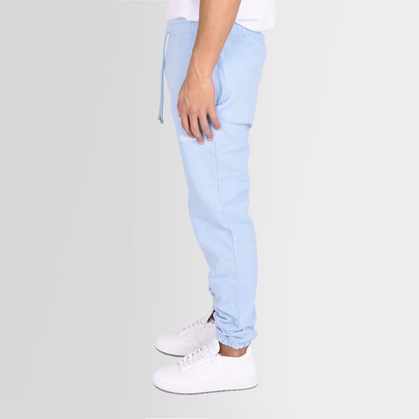 flaneur homme signtature trainingsbroek licht blauw