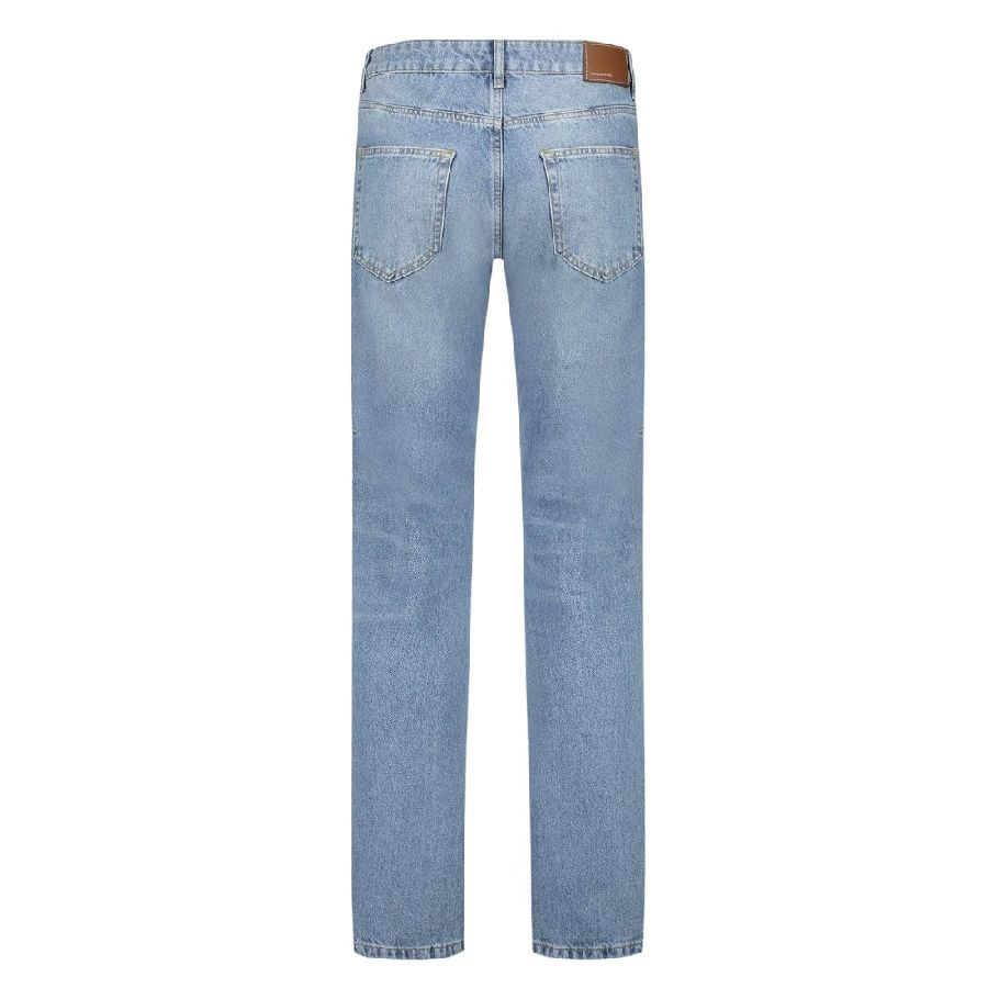 flaneur homme straight jeans blauw denim
