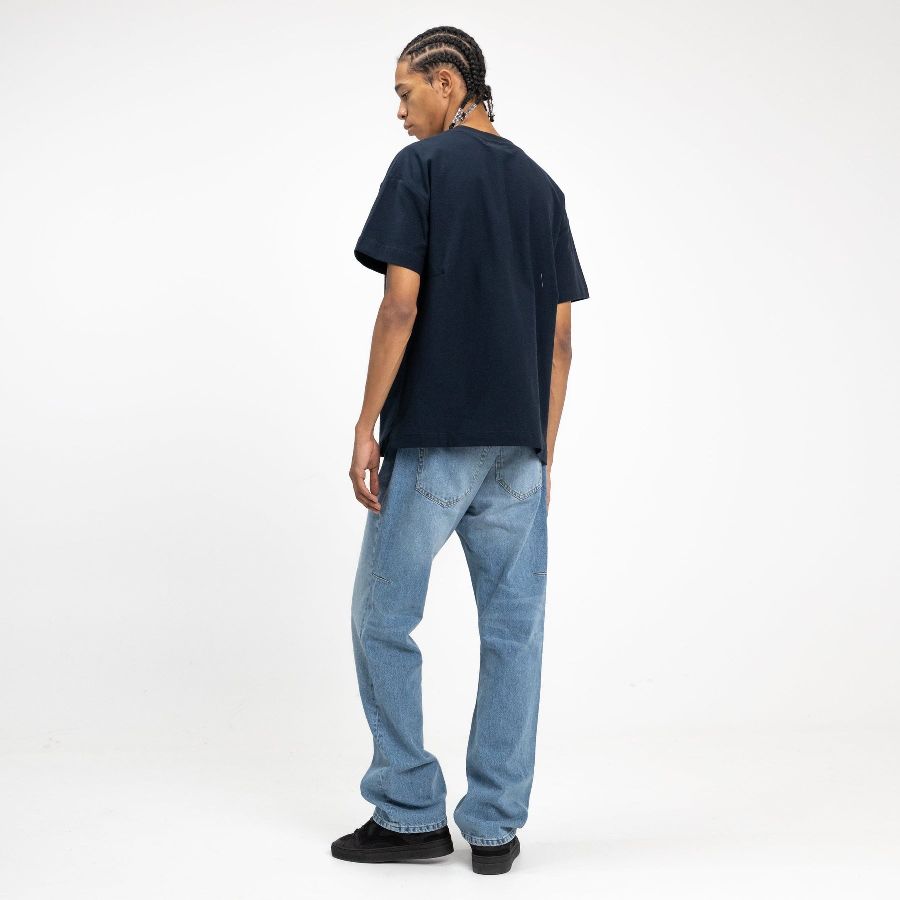 flaneur homme straight jeans blauw denim