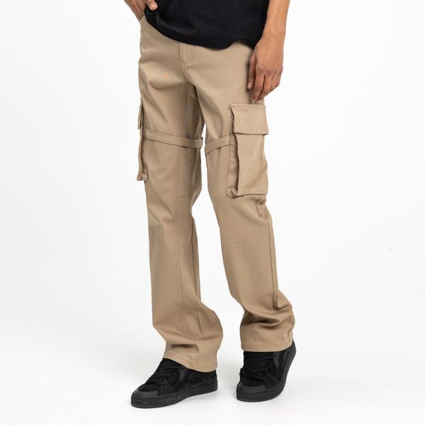 flaneur homme strap cargo broek beige