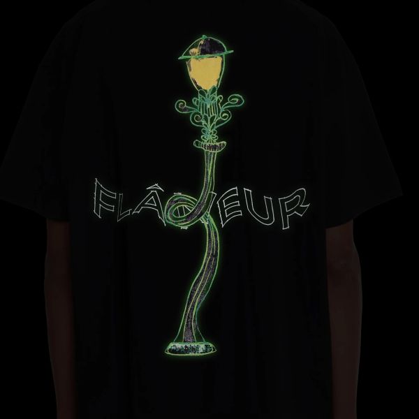 Flâneur Lantern T-shirt Zwart