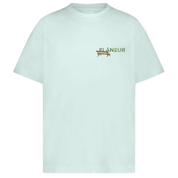 Flâneur Lanterns Of Love T-shirt Licht Blauw
