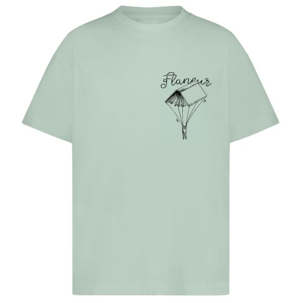 Flâneur One For The Books T-shirt Groen