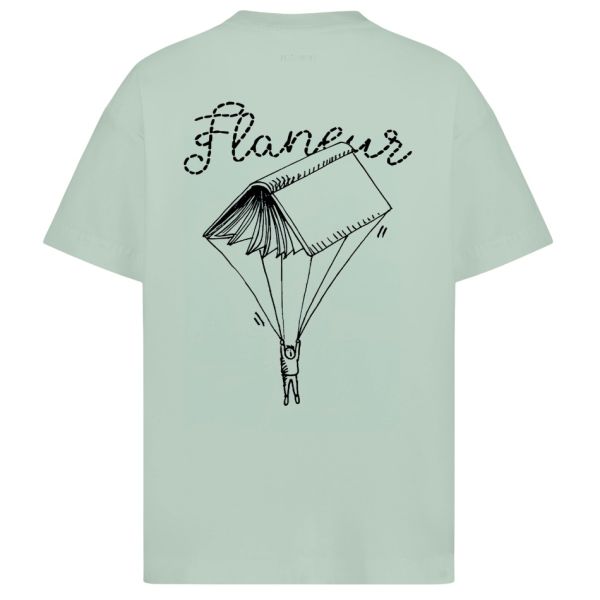 Flâneur One For The Books T-shirt Groen