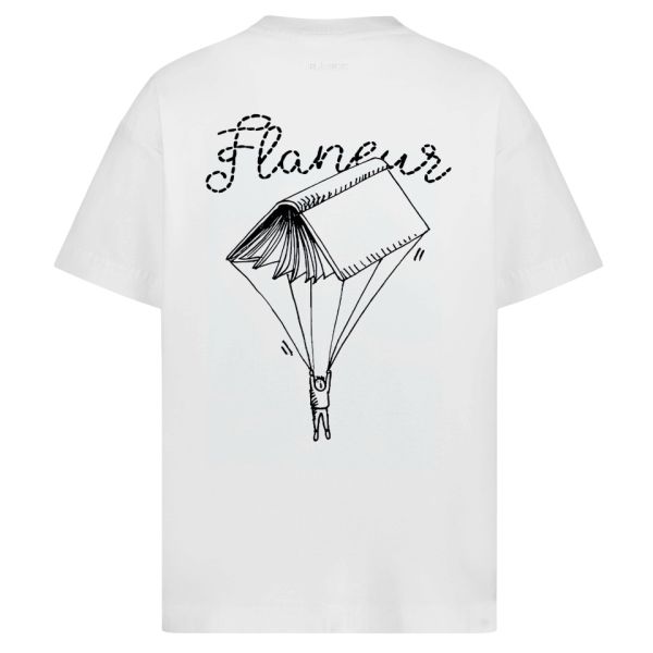 Flâneur One For The Books T-shirt Wit