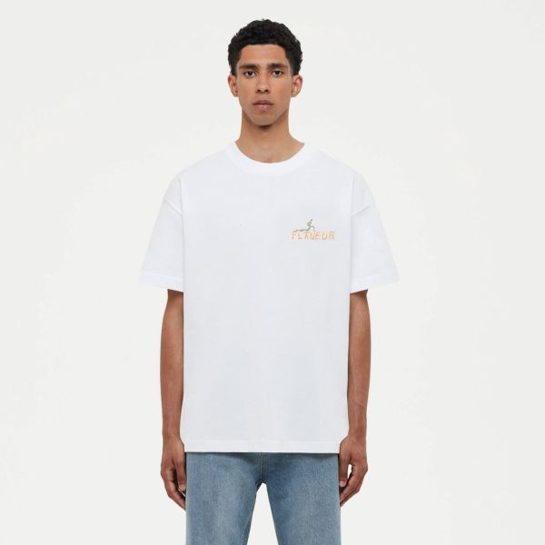 Flâneur Passage Of Time T-shirt Wit