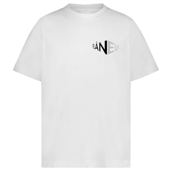 Flâneur Perspective T-shirt Wit