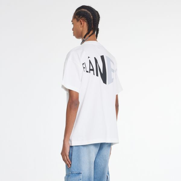 Flâneur Perspective T-shirt Wit