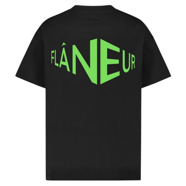 Flâneur Perspective T-shirt Zwart