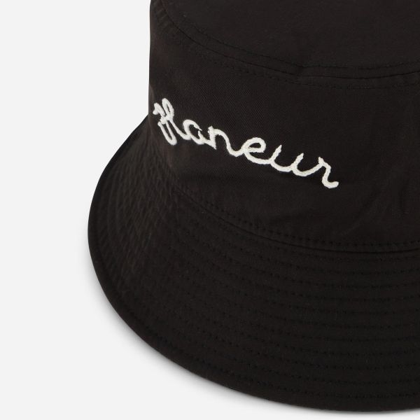 Flâneur Signature Buckethat Zwart