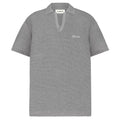 Flâneur Signature Knitted Polo Grijs