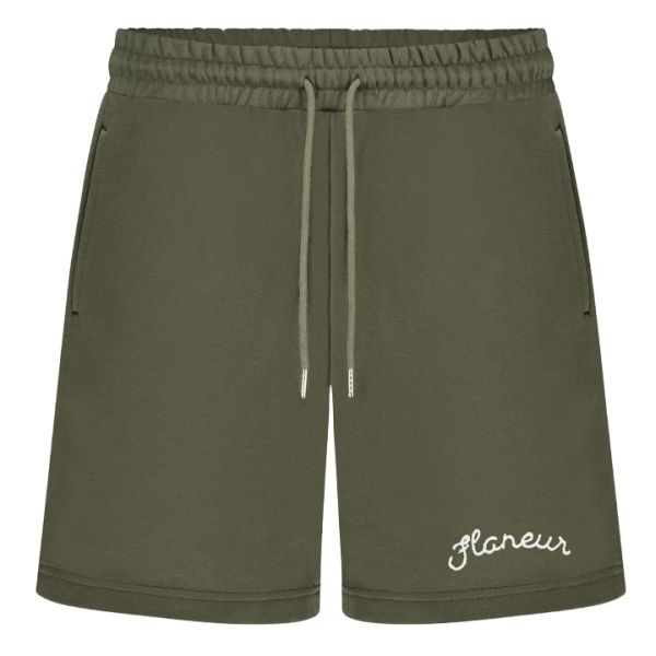 Flâneur Signature Korte Broek Donker Groen