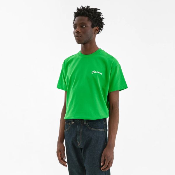 Flâneur Signature T-shirt Groen