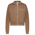 Flâneur Signature Zip-Up Vest Bruin