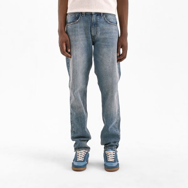 Flâneur Slim Jeans Vintage Blauw