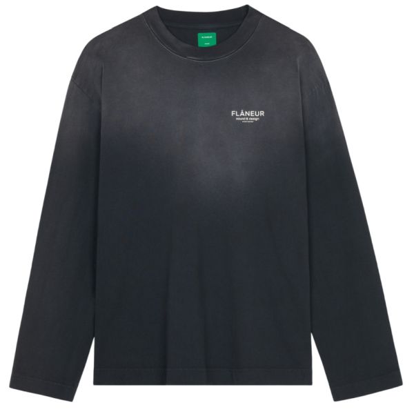 Flâneur Sound & Design Studio Longsleeve T-shirt Zwart