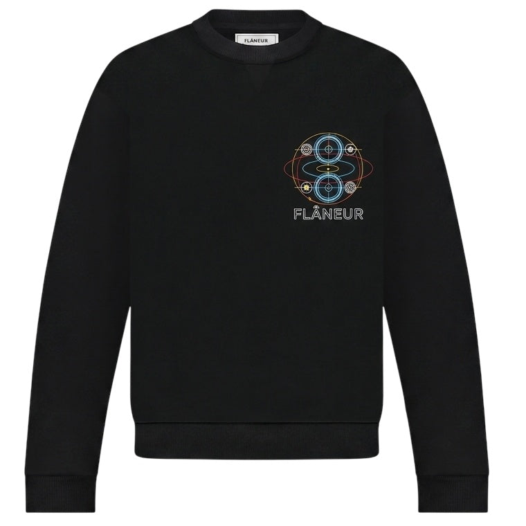 Flâneur Speaker Sweater Zwart