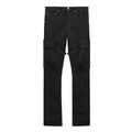 flaneur strap cargo pants zwart