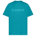 Flâneur Tonal Logo T-shirt Turquoise