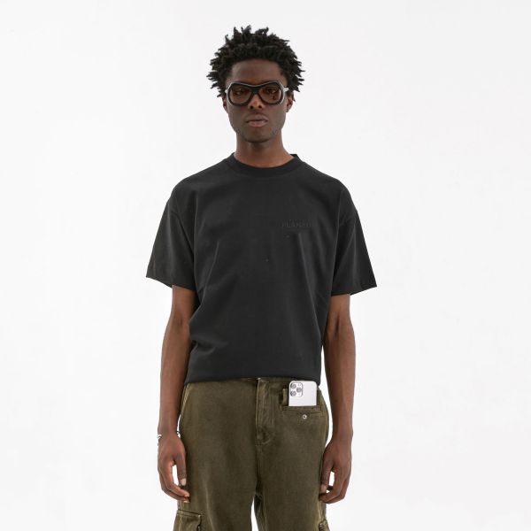 Flâneur Tonal Logo T-shirt Zwart