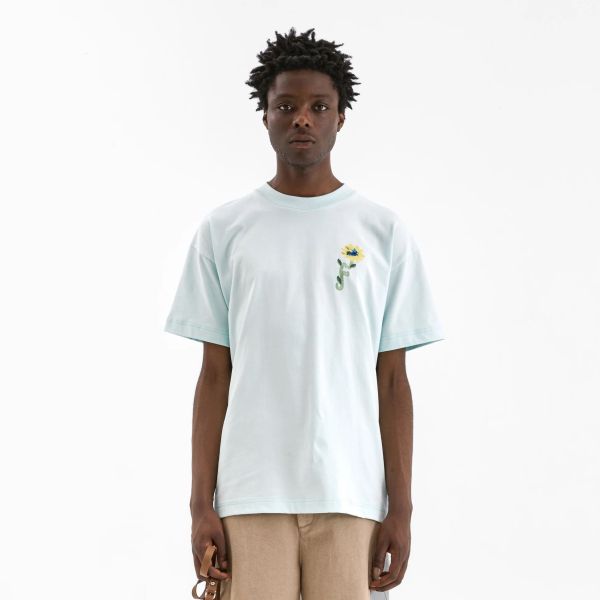 Flâneur Tortuous T-shirt Licht Blauw