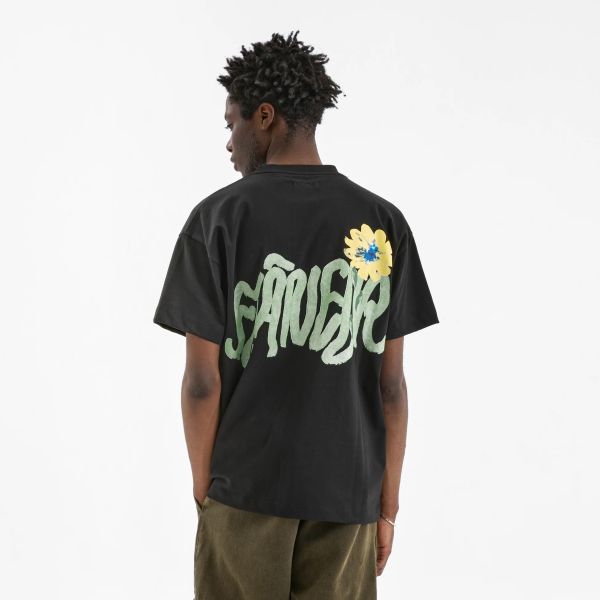 Flâneur Tortuous T-shirt Zwart