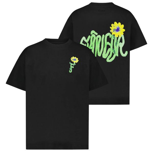 Flâneur Tortuous T-shirt Zwart