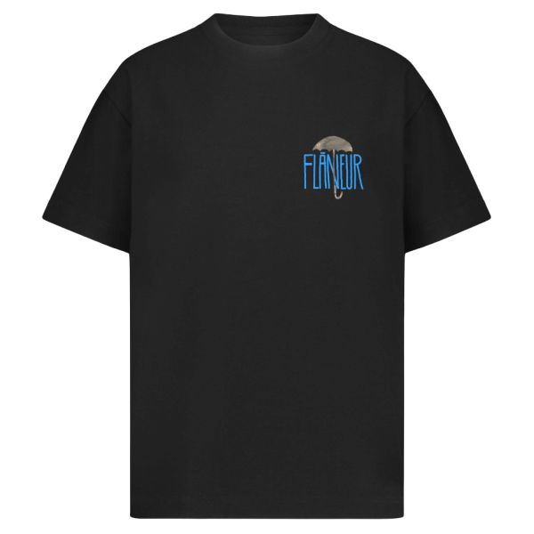 Flâneur Upside Down T-shirt Zwart