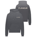 Flâneur Washed Flâneur Hoodie Zwart
