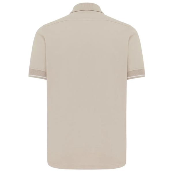 Genti 3 Buttons Polo Beige